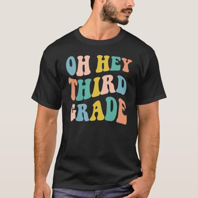 Hej, 3:e lärarteamet Klass Squad Gr T Shirt (Framsida)