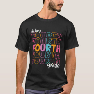 Hej, 4:e Klass-Back to school-läraren St T Shirt