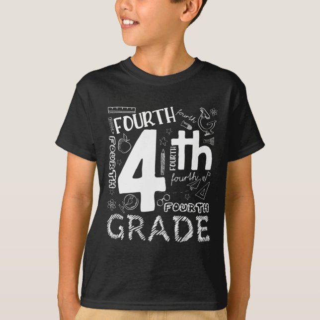 Hej 4:e Klass Lärarbojor och team 4 Klass T Shirt (Framsida)