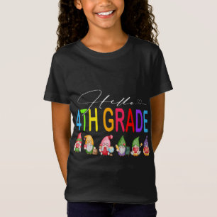 Hej 4:e Klass Lärare Student Back to school Gno T Shirt