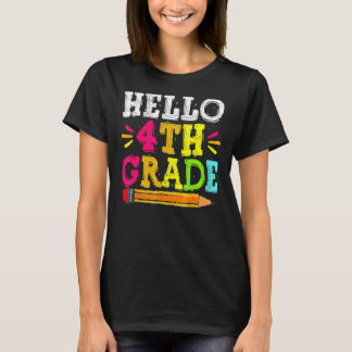 Hej 4:e klass lärare tillbaka till skolan pojkar b t shirt