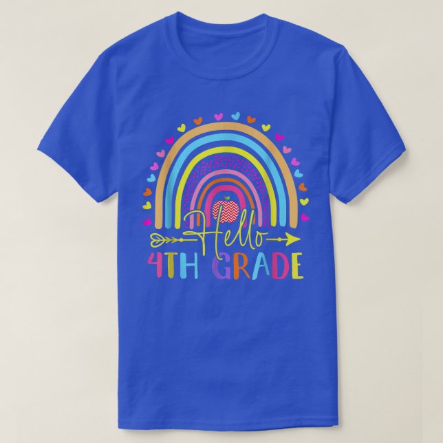 Hej 4:e Klass-teamet Fjärde Klass Back to school R T Shirt (Design framsida)