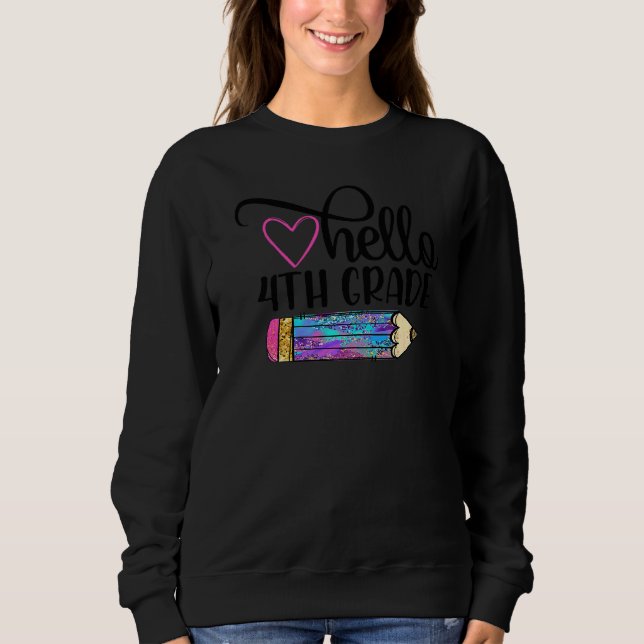 Hej 4:e Klass-teamet Fjärde Klass Back to school T Shirt (Framsida)