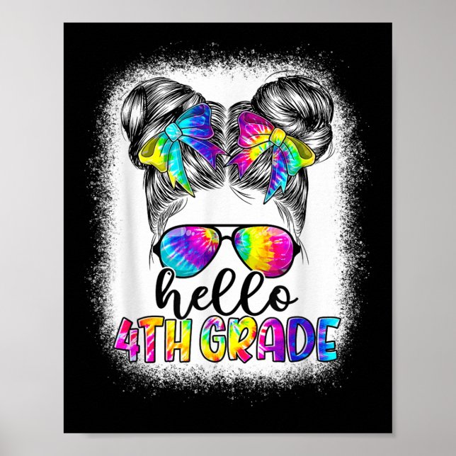 Hej 4:e klass Tofsigt flicka Tillbaka till skolan  Poster (Framsidan)
