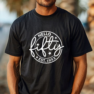Hej 50:e födelsedagen t shirt