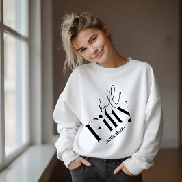 Hej 50 modern minimal elegant 50 födelsedag t shirt