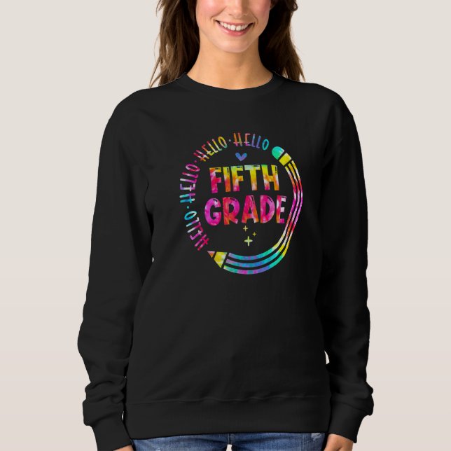 Hej 5:e femte Klass-lärarpennan Studenter T Shirt (Framsida)