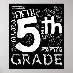 Hej 5:e Klass I Kom Femte Klass Boys Girls Poster