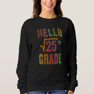 Hej 5:e klass lärare kvadratroten ur 25 matte stu t shirt