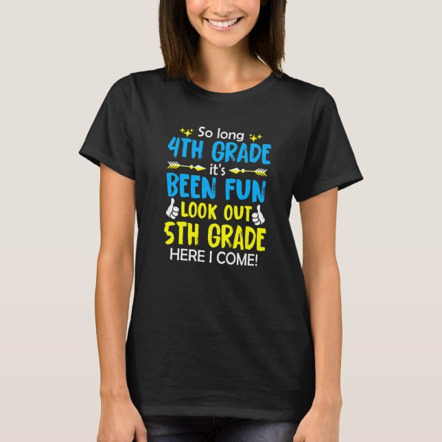 Hej 5:e Klass Lärare Student Back to school Gra T Shirt (Framsida)