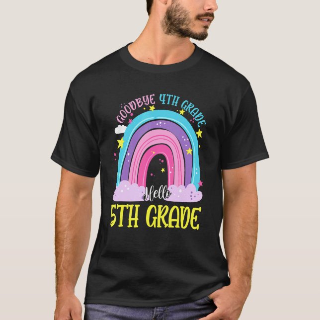 Hej 5:e Klass-läraren Student Back to school Rai T Shirt (Framsida)