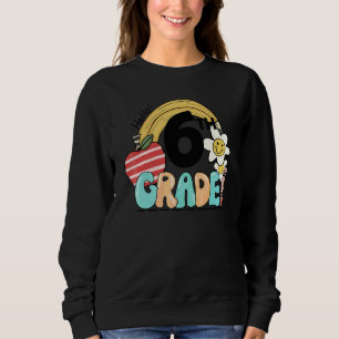 Hej 6:e klass Groovy regnbåge tillbaka till skolan T Shirt