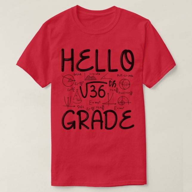 Hej 6e Klass, Back to school T-Shirt Copy (Design framsida)