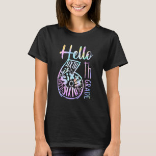 Hej 6e Klass Lärare Studenter Tie Dye Tillbaka til T Shirt