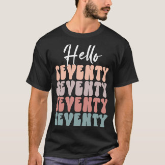 Hej 70:e Födelsedagsfesten 70:e födelsedag T Shirt