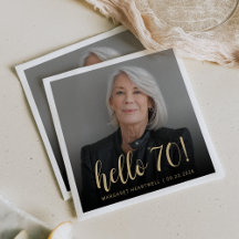 Hej 70 Sjuttionde Födelsedagsfestens foto