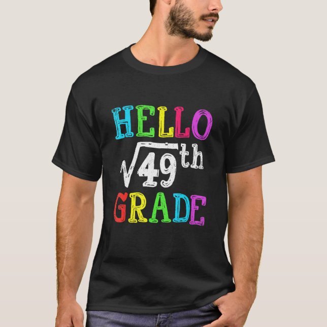 Hej 7:e Klass-kvadratroten 49 math tillbaka till S T Shirt (Framsida)