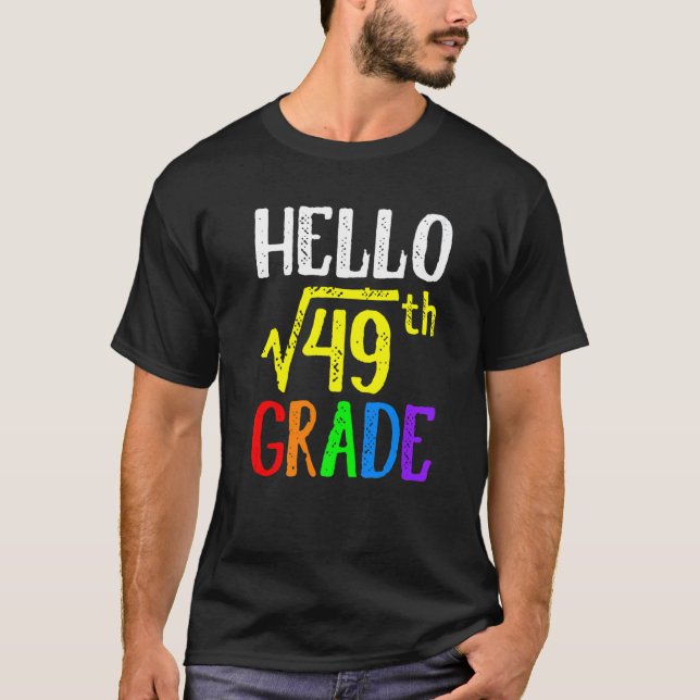 Hej 7:e Klass-kvadratroten 49 math tillbaka till S T Shirt (Framsida)