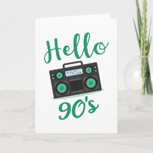Hej 90-talets radio kassettbandspelare kort