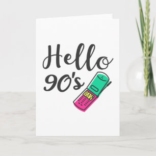 Hej 90-tals mobiltelefon kort