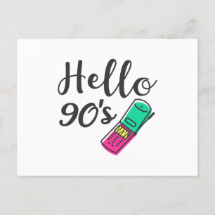 Hej 90-tals mobiltelefon vykort