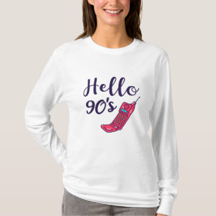 Hej 90s-mobiltelefon t shirt