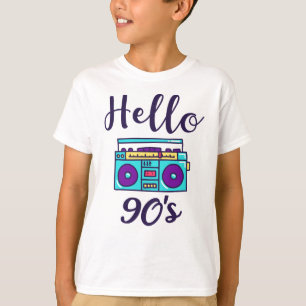 Hej 90s radiokassettbandspelare t shirt