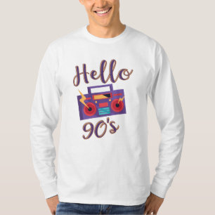 Hej 90s radiokassettbandspelare t shirt