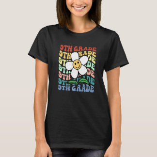 Hej 9:e nionde Klass-läraren Back to school Retro T Shirt