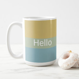 Hej Adjö Khaki Färg Palette Minimal Classy Kaffemugg