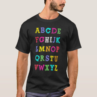 Hej Alfabetet Tillbaka Till Skolan Före K Förskola T Shirt