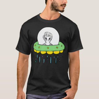 Hej Alien in Ufo T Shirt