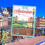 Hej Amsterdam Holland Travel Vykort<br><div class="desc">Hej Amsterdams holland-resevykort.</div>
