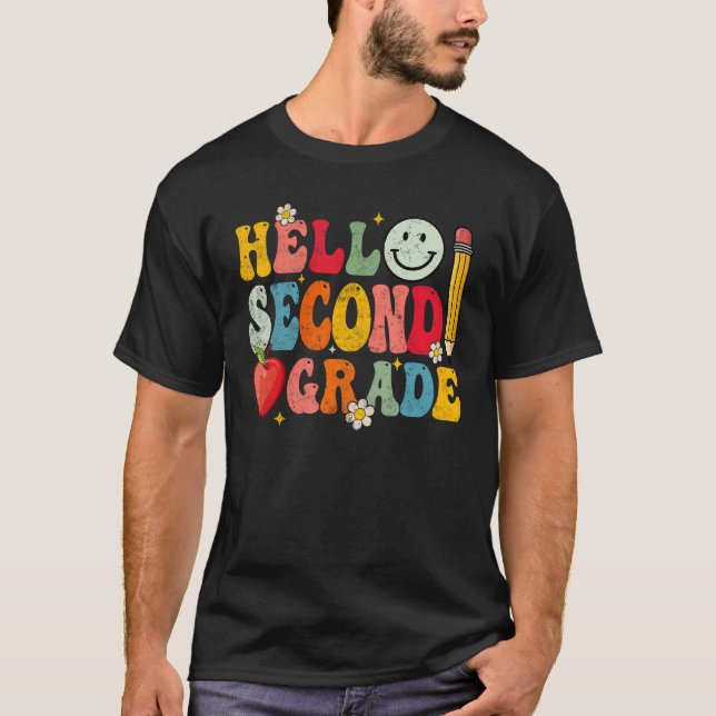 Hej andra klass  2:a klass tillbaka till skolan Gr T Shirt (Framsida)