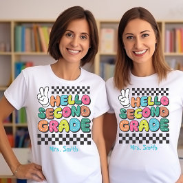 Hej Andra Klass Anpassade Tshirt T Shirt