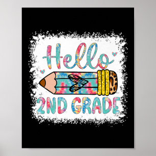 Hej Andra Klass Back to school andra Klass-studien Poster