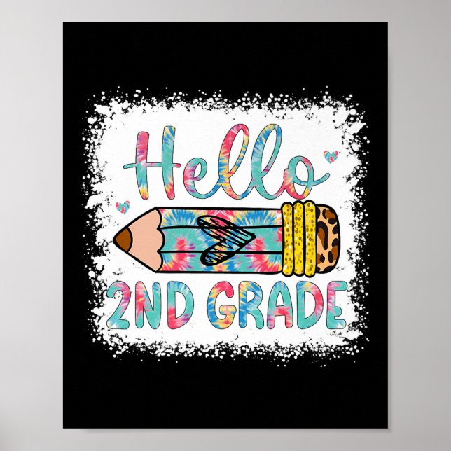 Hej Andra Klass Back to school andra Klass-studien Poster (Framsidan)
