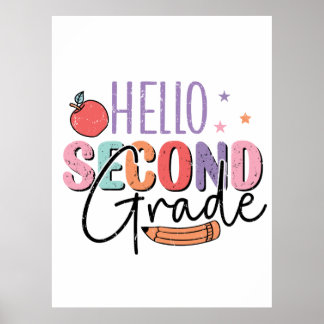 Hej andra Klass Back to school Poster