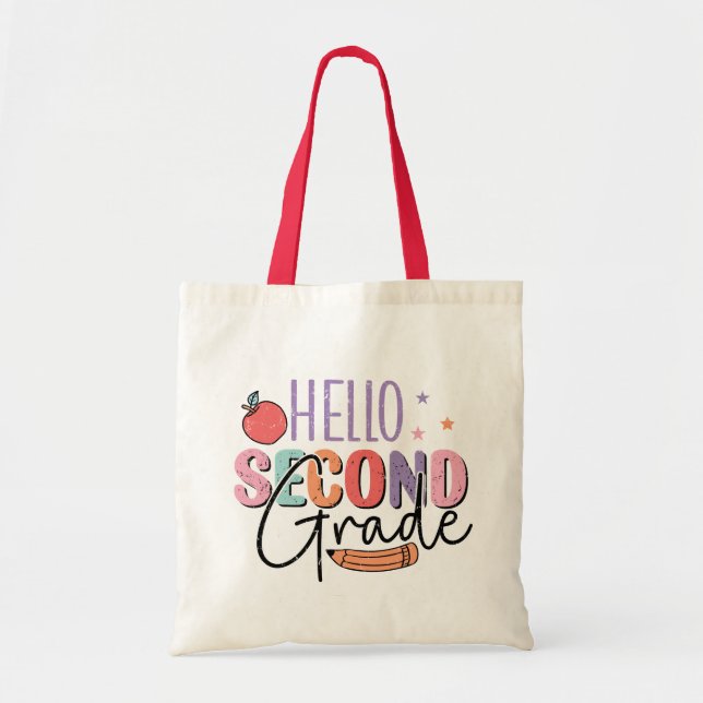 Hej andra Klass Back to school Tygkasse (Framsidan)