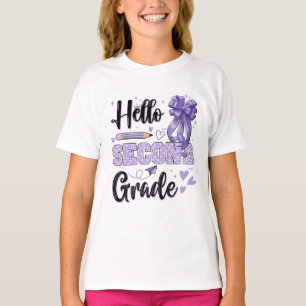 Hej andra klass första skoldagen Coquette T Shirt