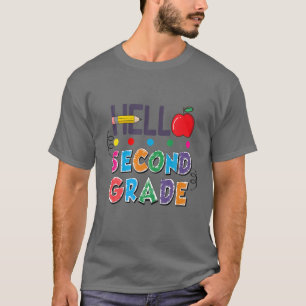 Hej Andra Klass Läraren i Back to school St. T Shirt
