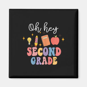 Hej, andra Klass Roligt Back to school Magnet