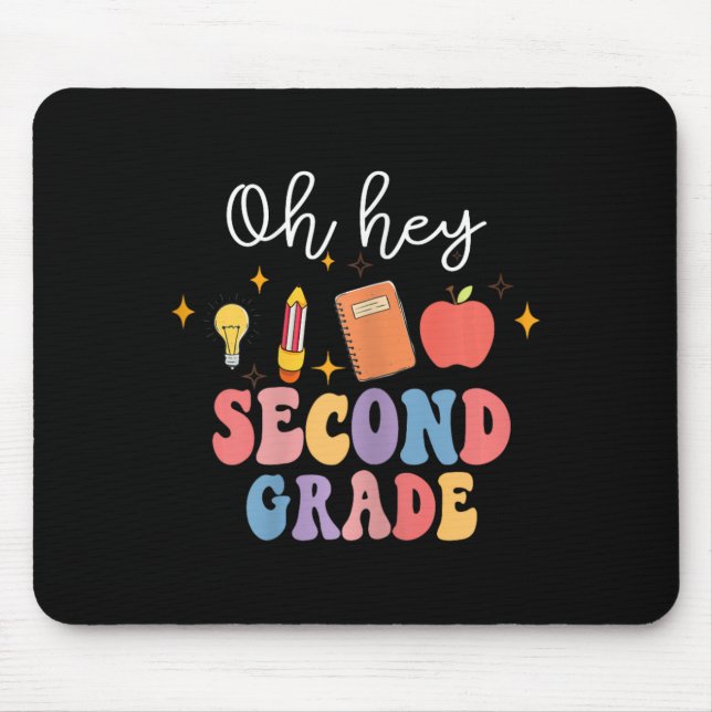 Hej, andra Klass Roligt Back to school Musmatta (Framsidan)
