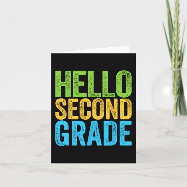 Hej Andra Klass Roligten Back to school vid Klass Kort (Framsida)