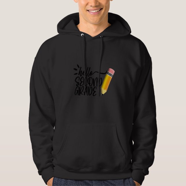 Hej andra Klass-teamet andra Klass Back to school  Hoodie (Framsida)