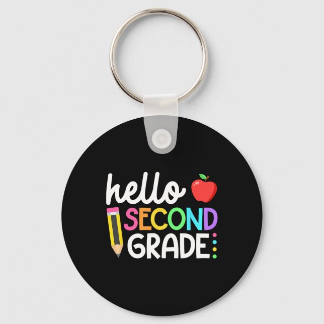 Hej andra Klass-teamet andra Klass Back to school  Nyckelring (Framsida)