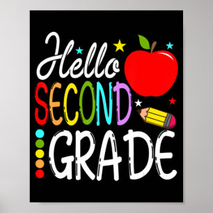 Hej andra Klass-teamet andra Klass Back to school Poster