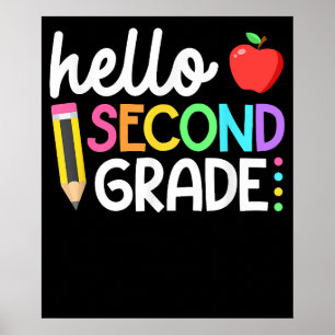 Hej andra Klass-teamet andra Klass Back to school Poster