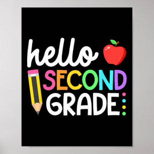 Hej andra Klass-teamet andra Klass Back to school Poster