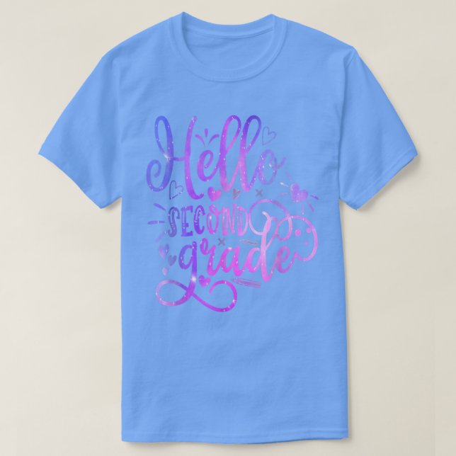 Hej andra Klass-teamet andra Klass Back to school  T Shirt (Design framsida)